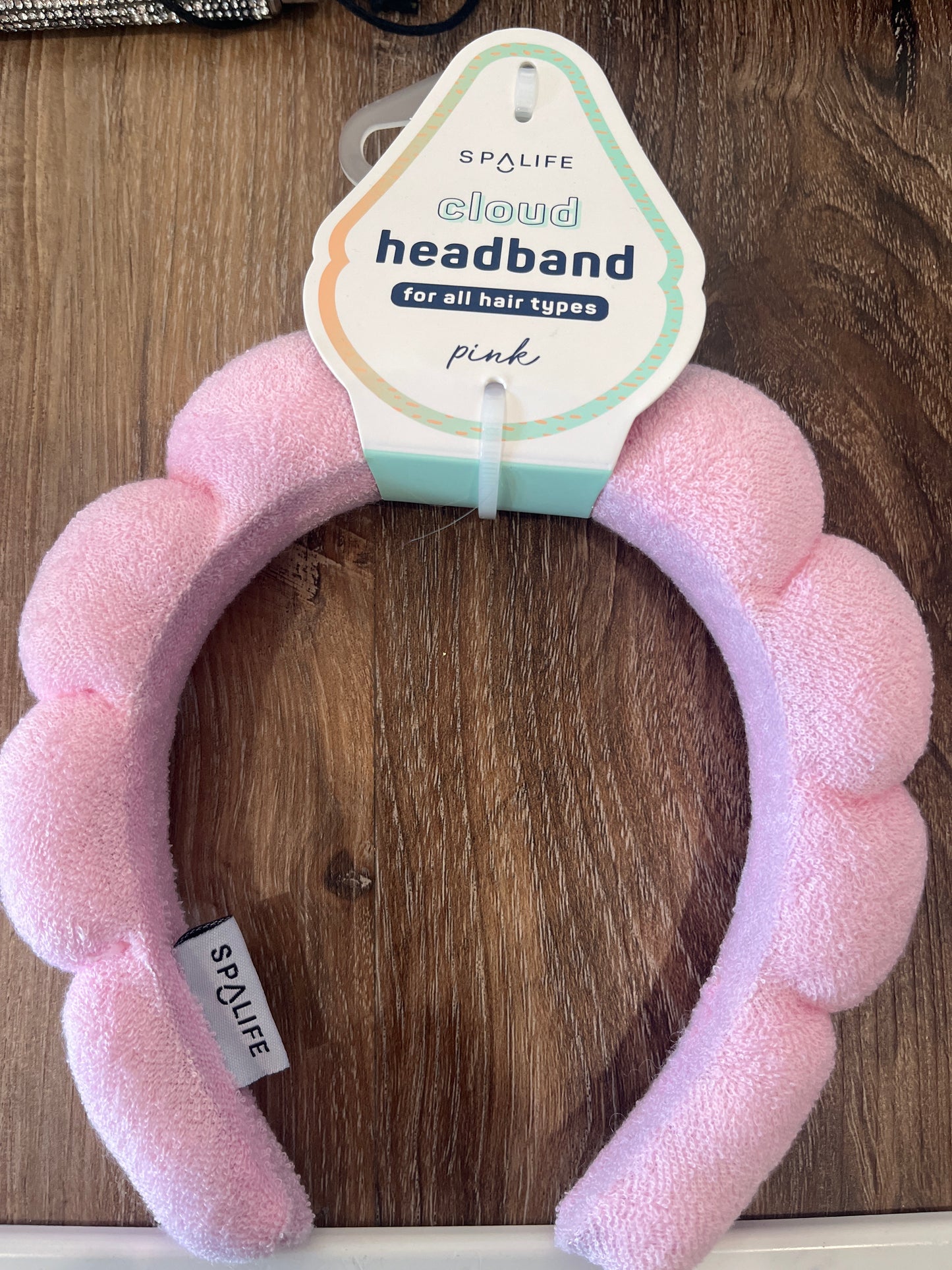 Pink Bubble Skincare Headband