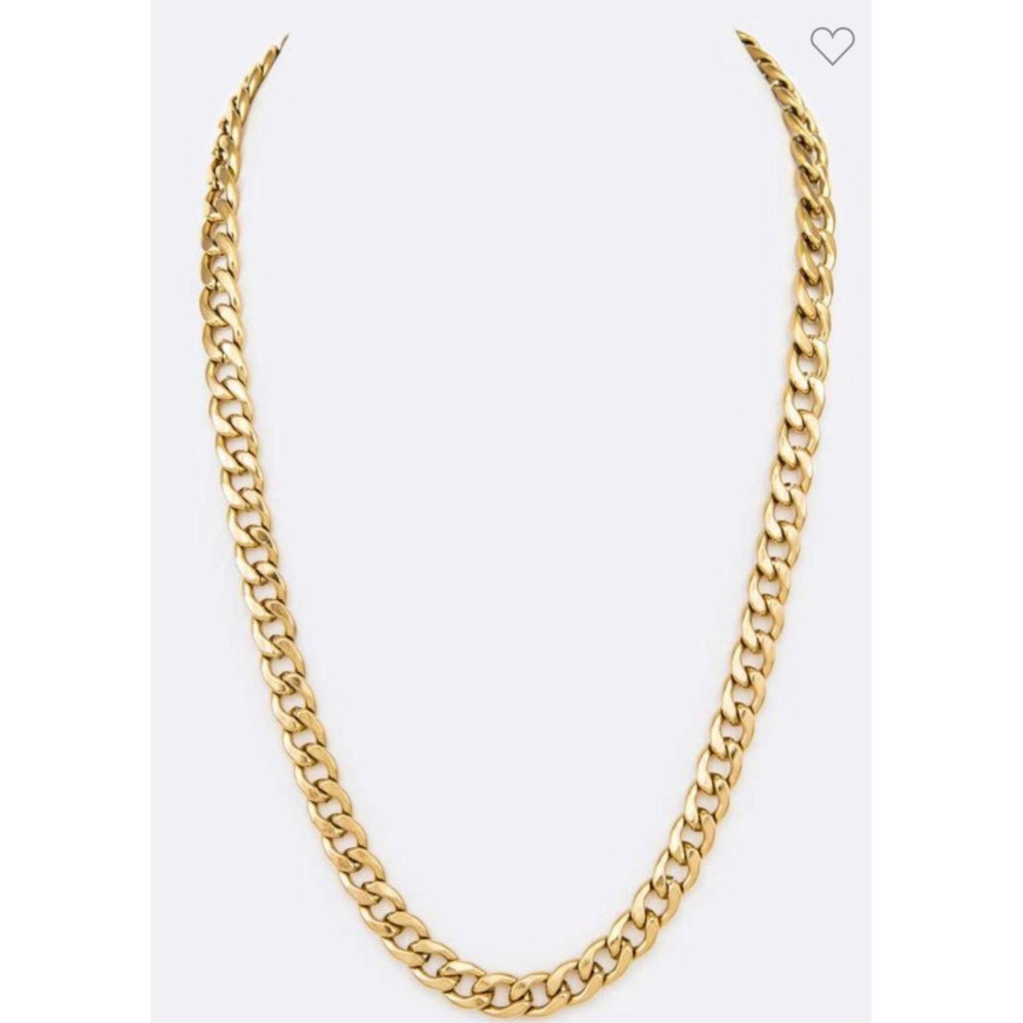 24" Gold link chain