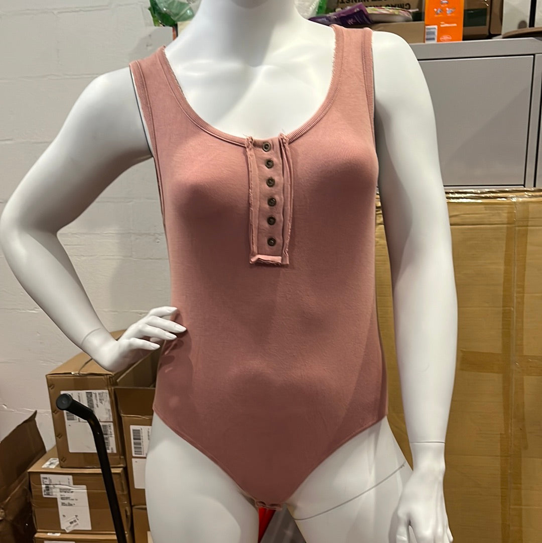 Button Down Taupe Bodysuit – Boutique West