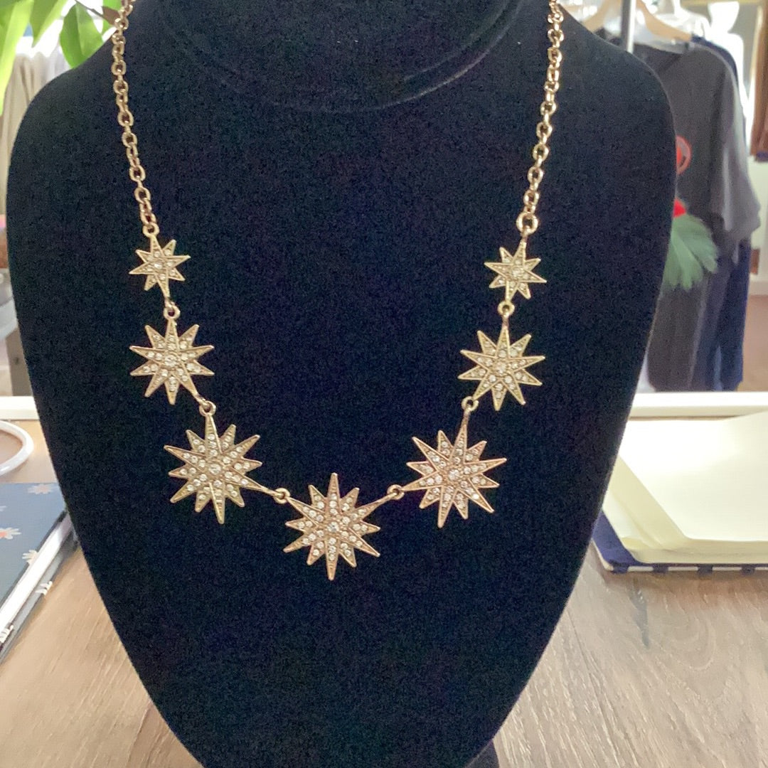 16" gold North Star Necklace